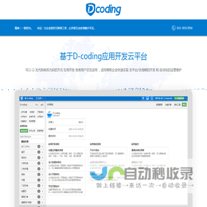 D-coding软件开发PaaS云平台