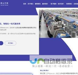 泰山万维-泰安网站建设-小程序APP开发-泰安网络推广公司